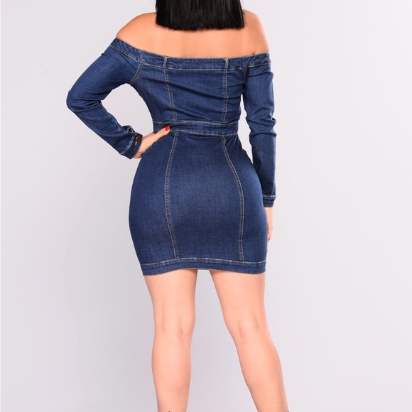 Demin dress , new in bag - Picture 2 of 2